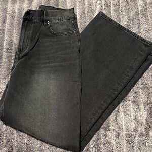 Lucy in the Sky Women's Black Flare Jeans